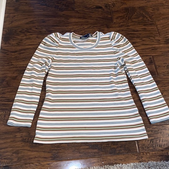 Veronica Beard Britney Stripe Puff Sleeve - Picture 2 of 5